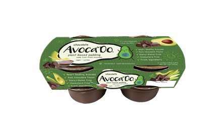 Chocolate AvocaDo, Plant-Based Pudding, Rich and Dark Chocolate Flavor, 4-Pack, 3.75 oz  avocado chocolate pudding, avocado pudding, chocolate avocado pudding, keto avocado pudding, kids pudding, kids chocolate pudding, healthy snacks for kids, snacks for kids, healthy snacks, gluten free snack, dairy free snacks, gluten free snacks for kids, easy snacks for kids, 